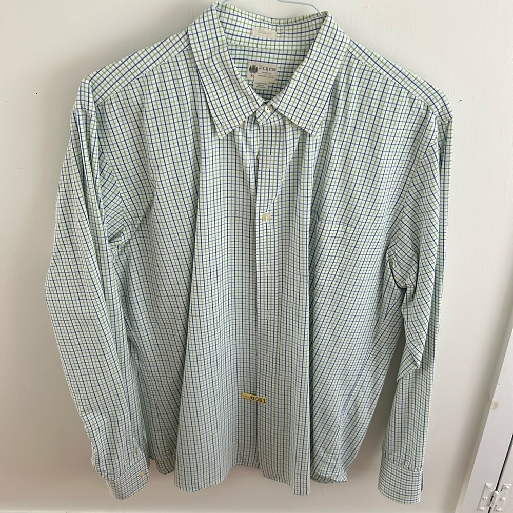 Jcrew men button down shirt XL tailored fit